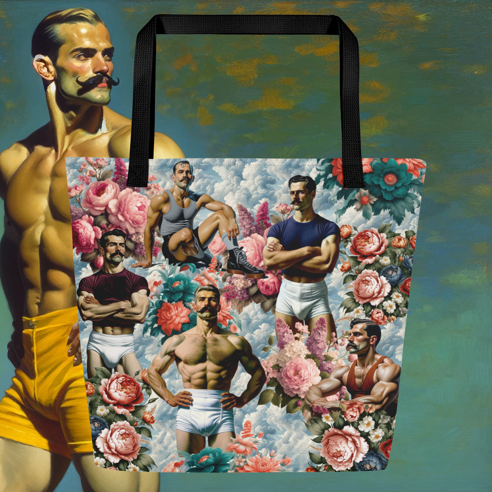 The Big Boys All-Over Print Large Tote Bag