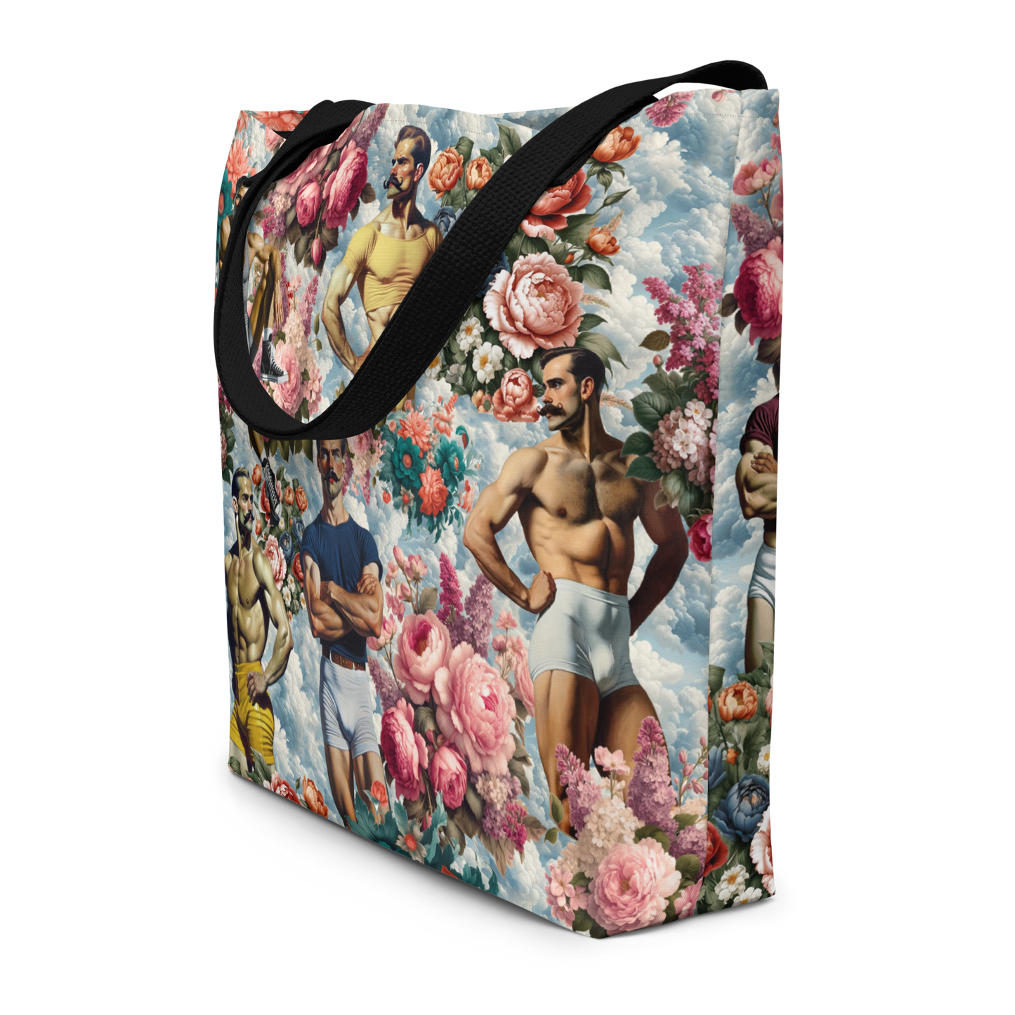 The Big Boys All-Over Print Large Tote Bag