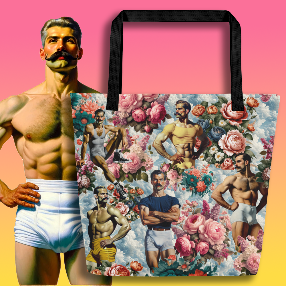 The Big Boys All-Over Print Large Tote Bag