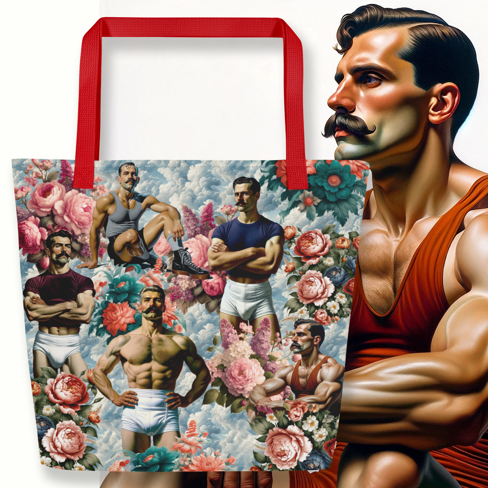 The Big Boys All-Over Print Large Tote Bag