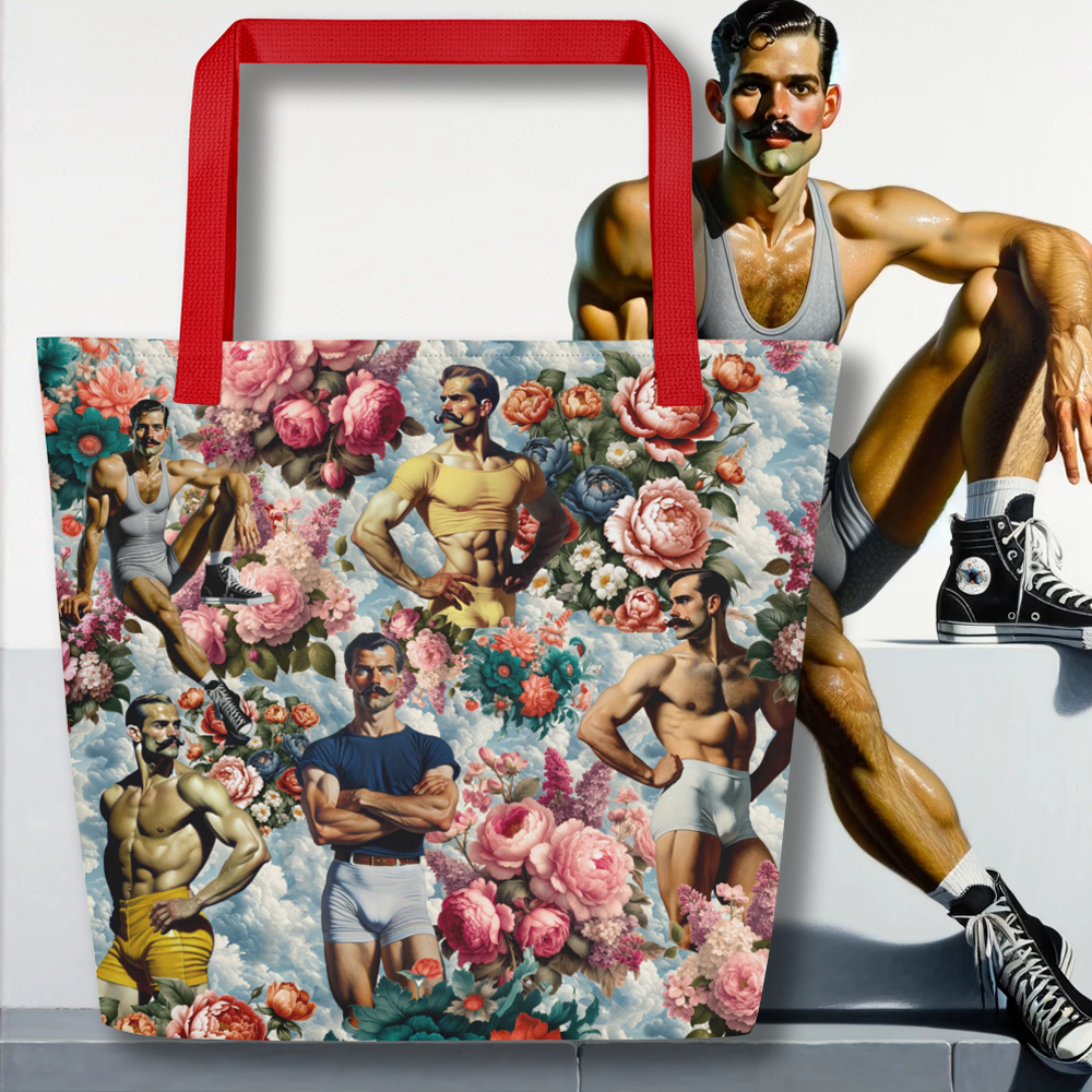 The Big Boys All-Over Print Large Tote Bag