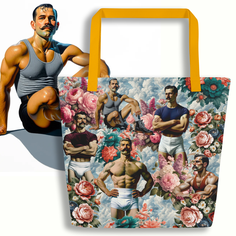 The Big Boys All-Over Print Large Tote Bag