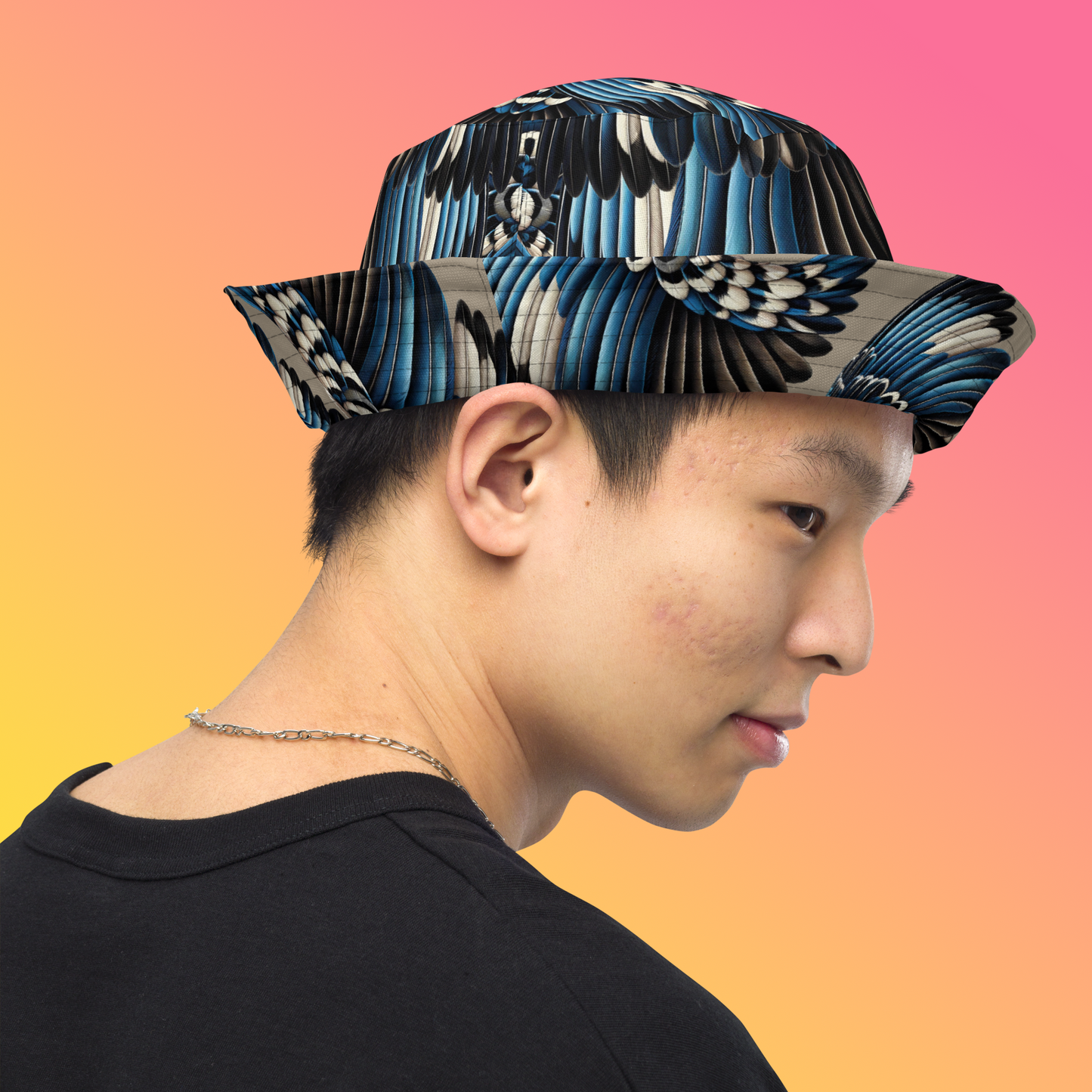 Plummage Reversible Bucket Hat