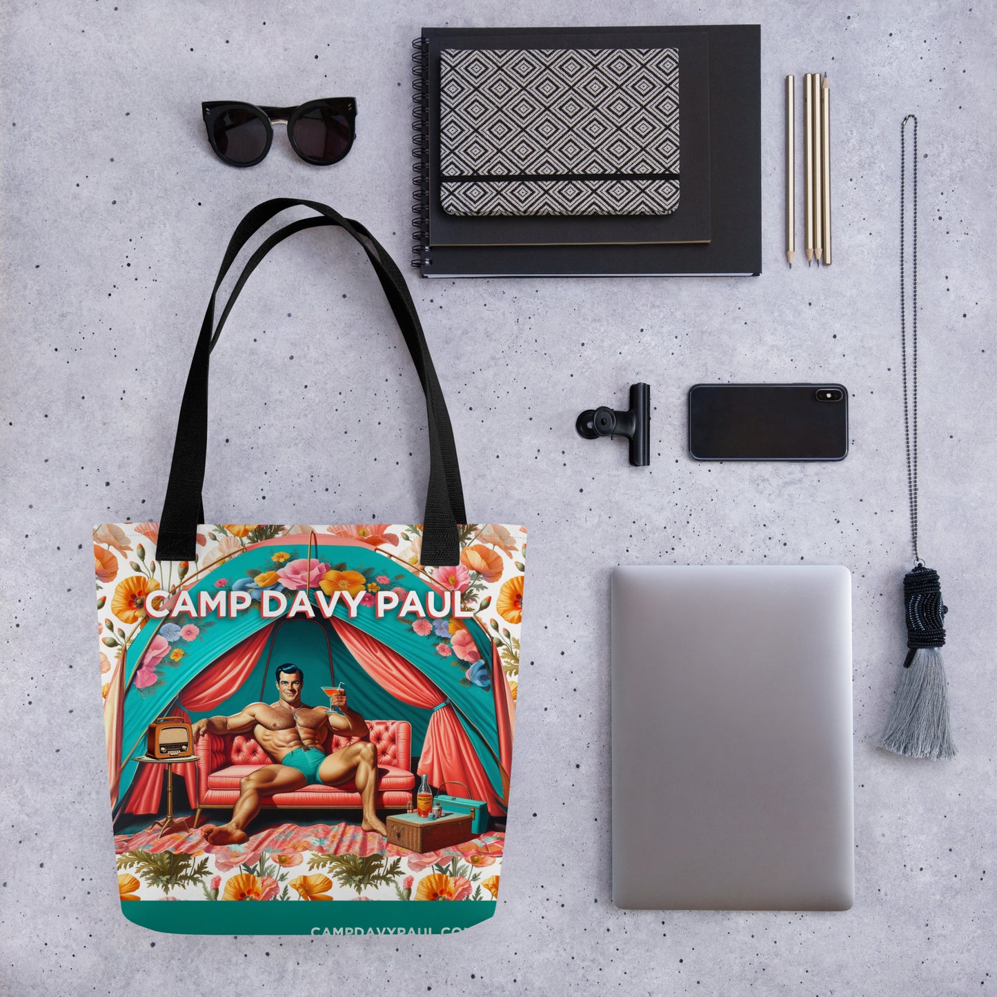 Camp Davy Paul Tote bag