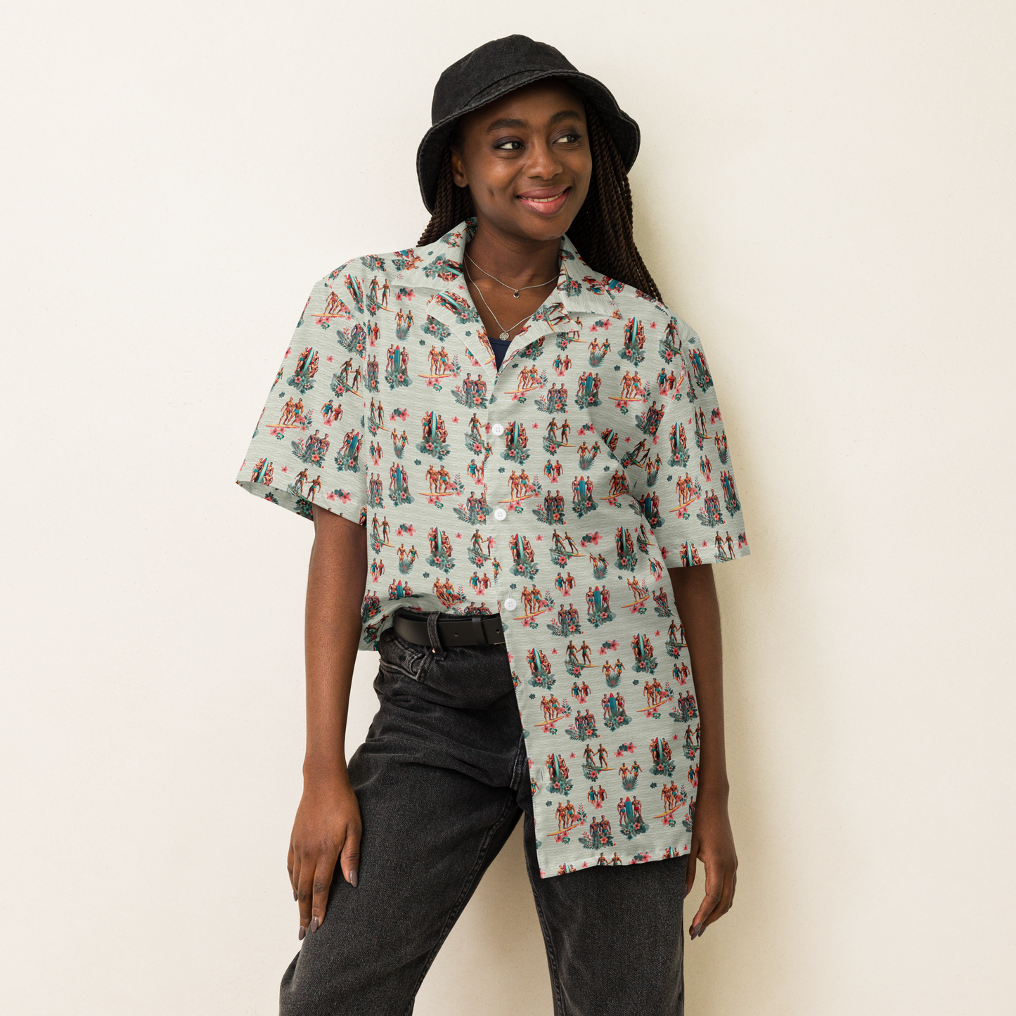 Beach Boys Unisex Button Shirt