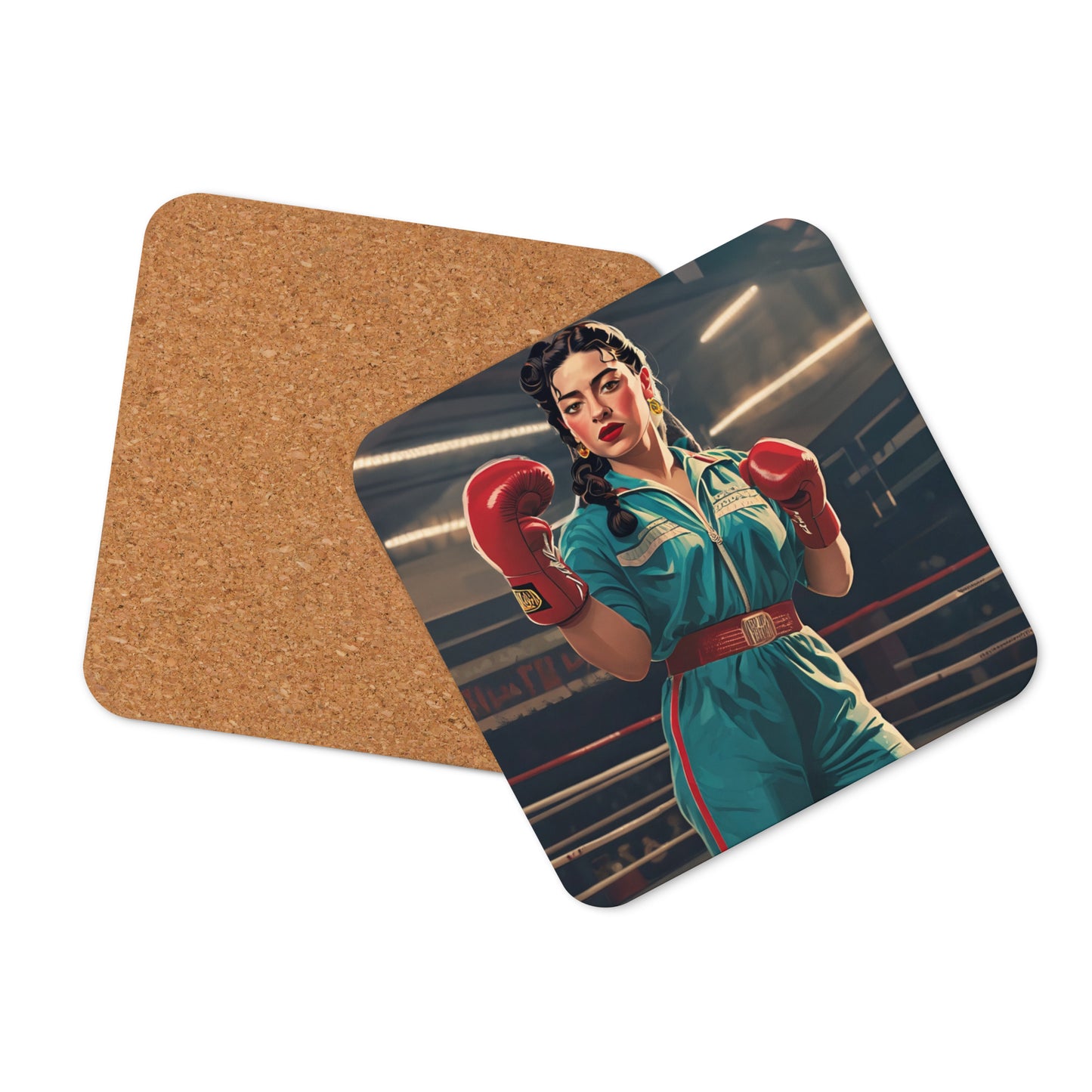 Momma Will Knock You Out 1 Cork-back Coaster