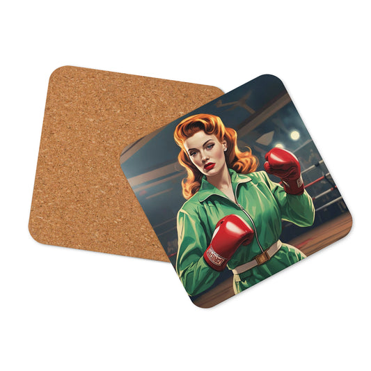 Momma Will Knock You Out 5 Cork-back Coaster