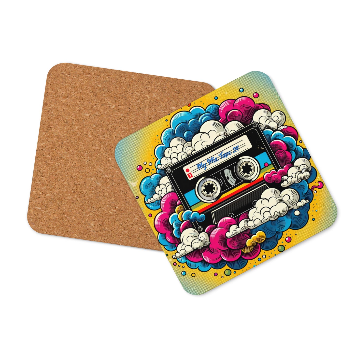 Musique 5 Cork-back coaster