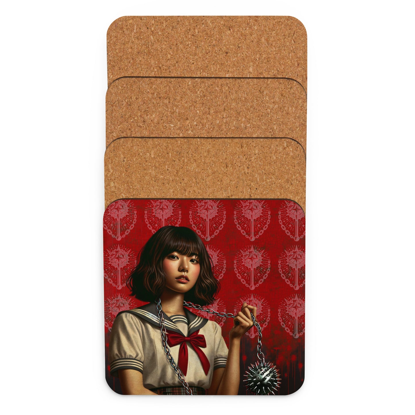 KB Yubari Cork-back coaster