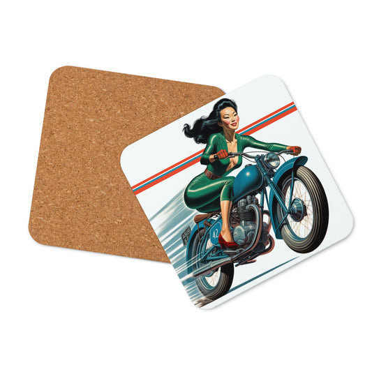 Daring Doll 4 Cork-back coaster