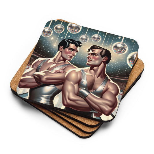 Disco Duo 2 Cork-back coaster