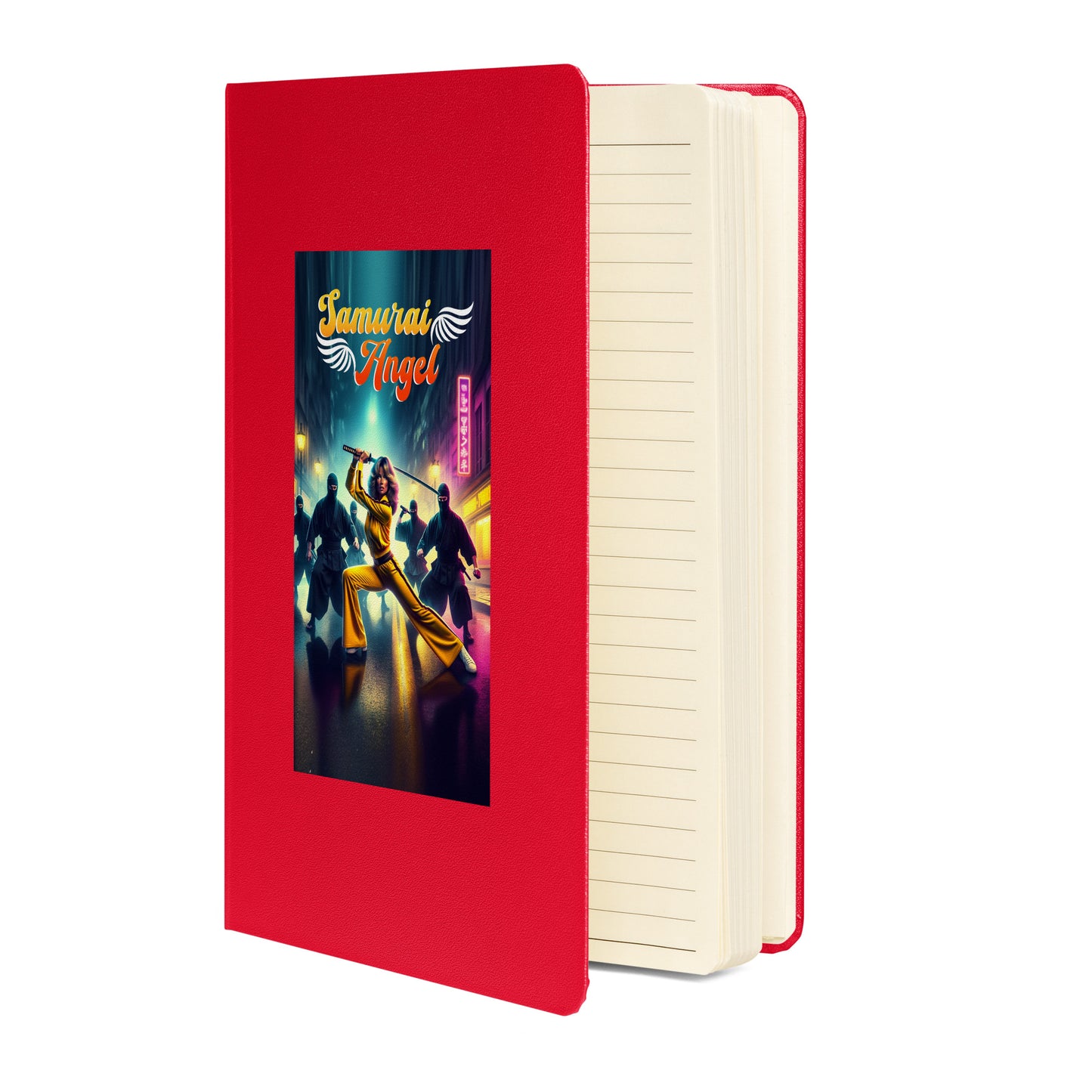 Samurai Angel Hardcover Bound Notebook