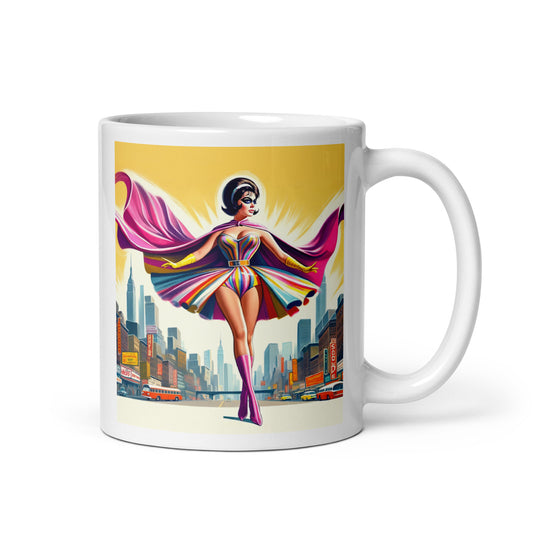 F'ing Fabulous White glossy mug