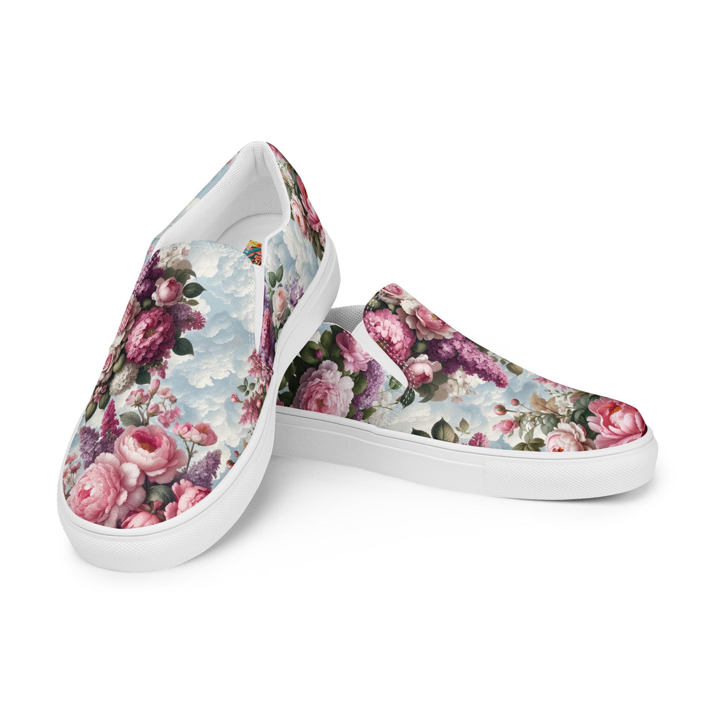 Peony Parfaite Women’s Slip-On Canvas Shoes