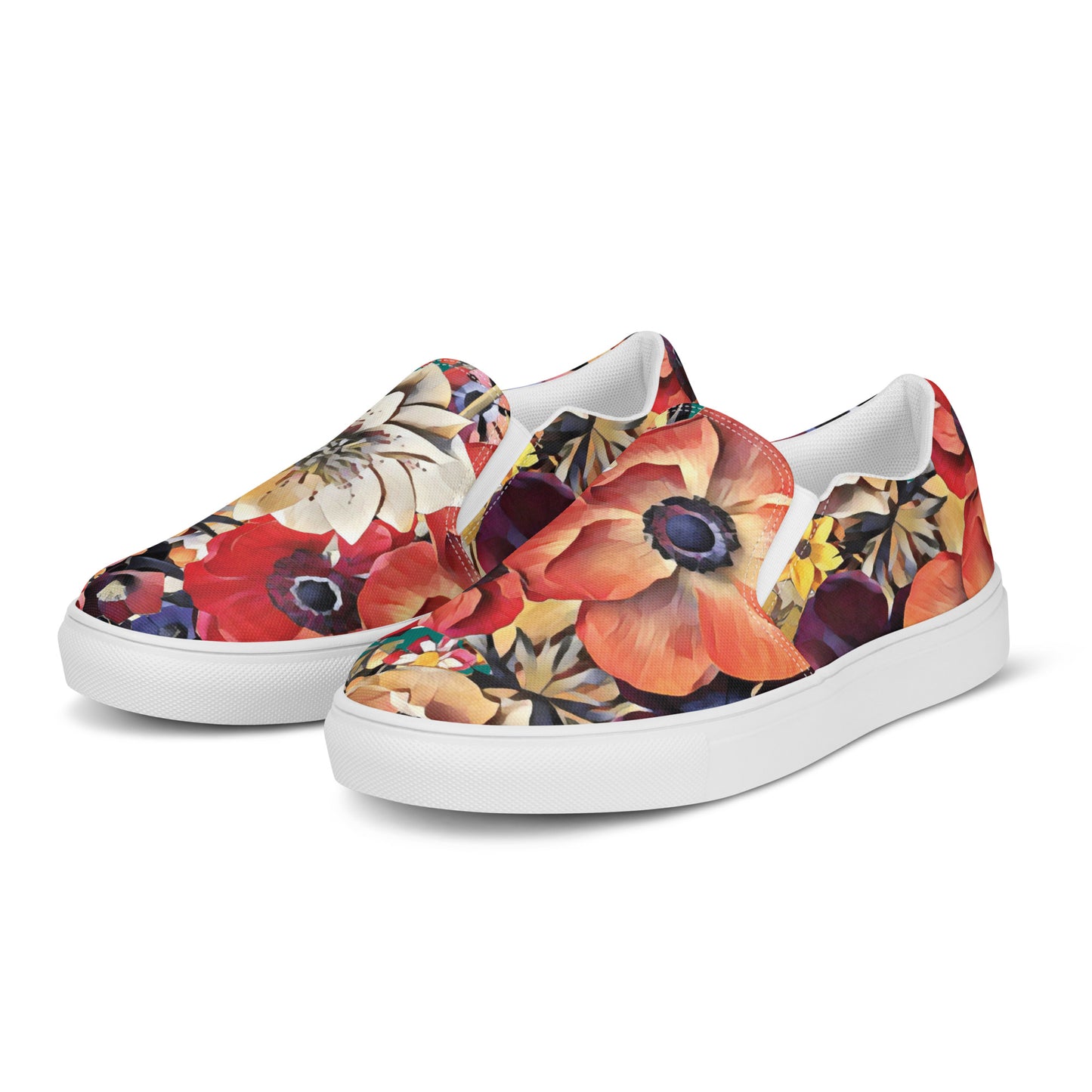 Las Flores Women’s Slip-On Canvas Shoes